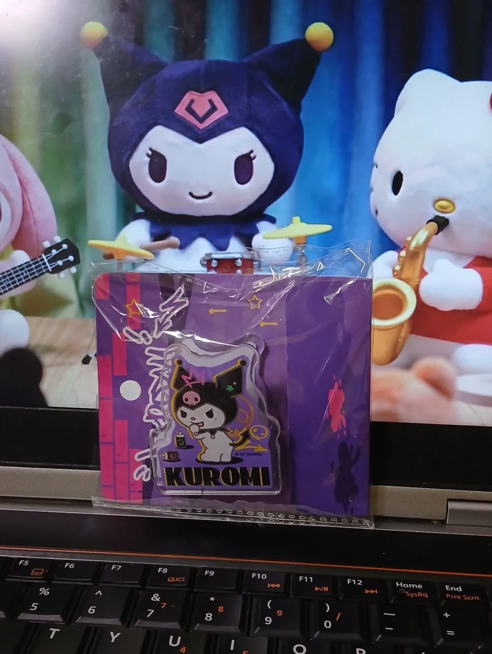 Sanrio Kuromi Purple and Black Clip Clipper Paper Clipper Chips Clip